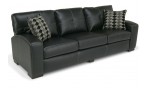 bonded leather sofa